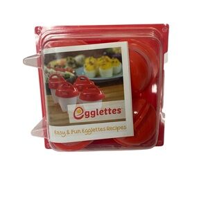 Egglettes Egglettes Hard Boiled Egg Cooker Set w/ Recipe Book